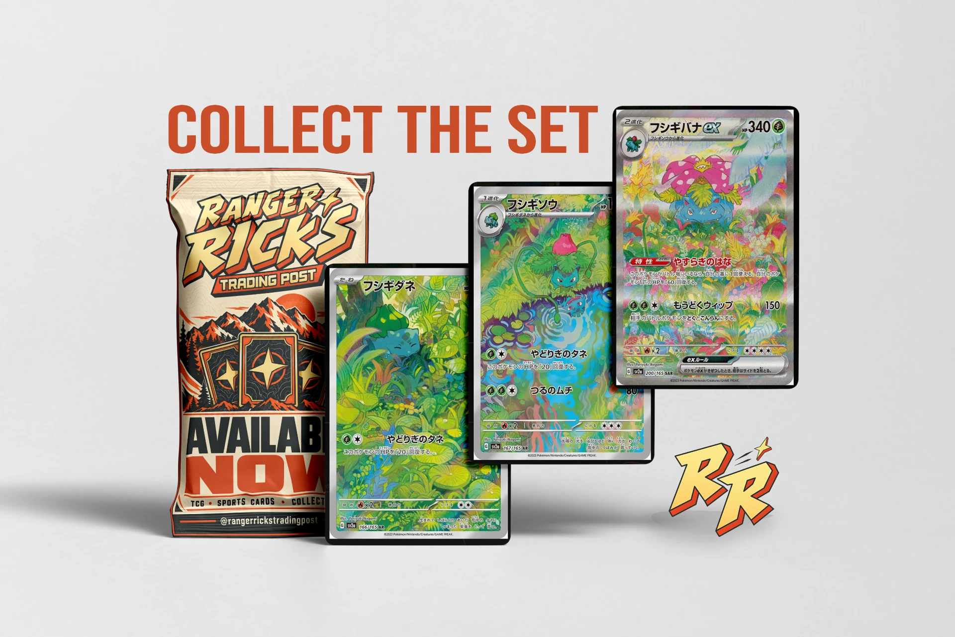 Ranger Rick's branded trading-card mockups